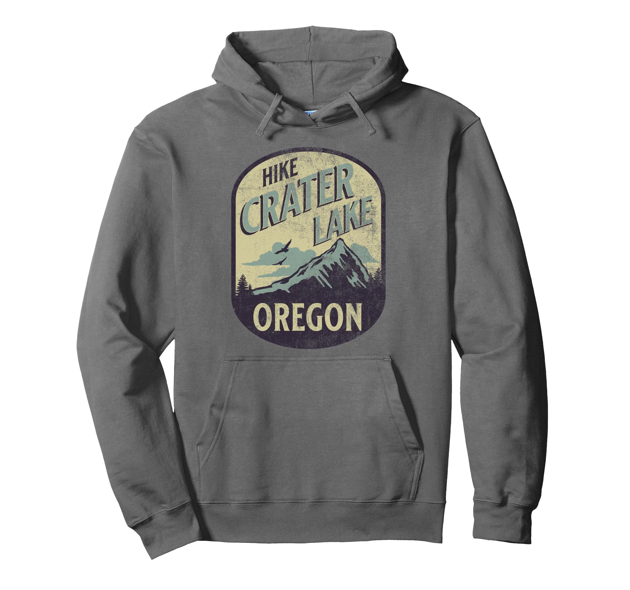 Crater Lake National Park Oregon Sweatshirt - Minimalist Print for Adults - T-Shirt, Sweatshirt, Hoodie
