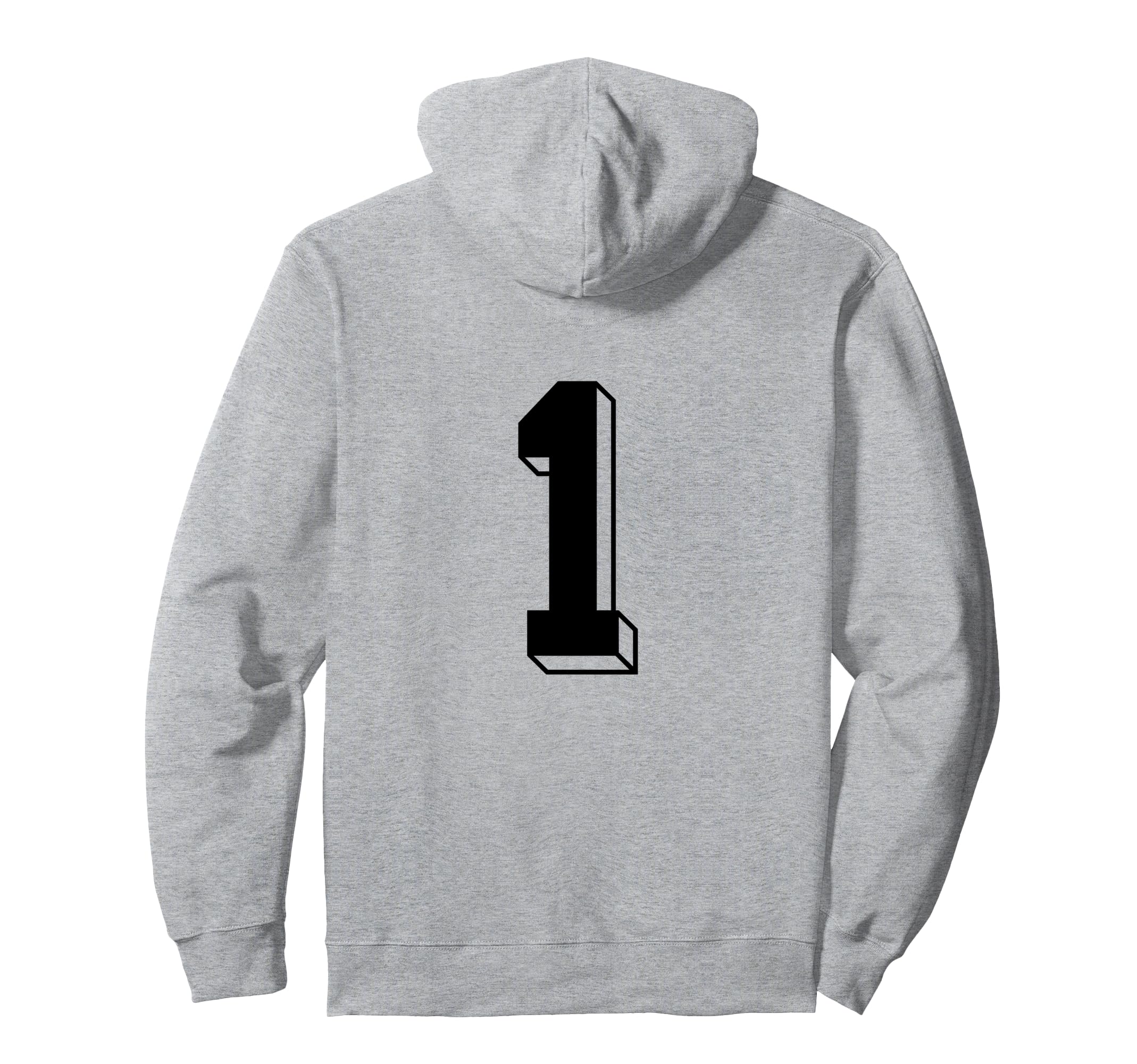 Number 1 Backside 80S 90S Team Jersey Hoodie - Graphic Print Unisex - T-Shirt, Sweatshirt, Hoodie