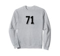 Number 71 80S 90S Soccer Team Jersey Sweatshirt - Custom Art Print Unisex - T-Shirt, Sweatshirt, Hoodie