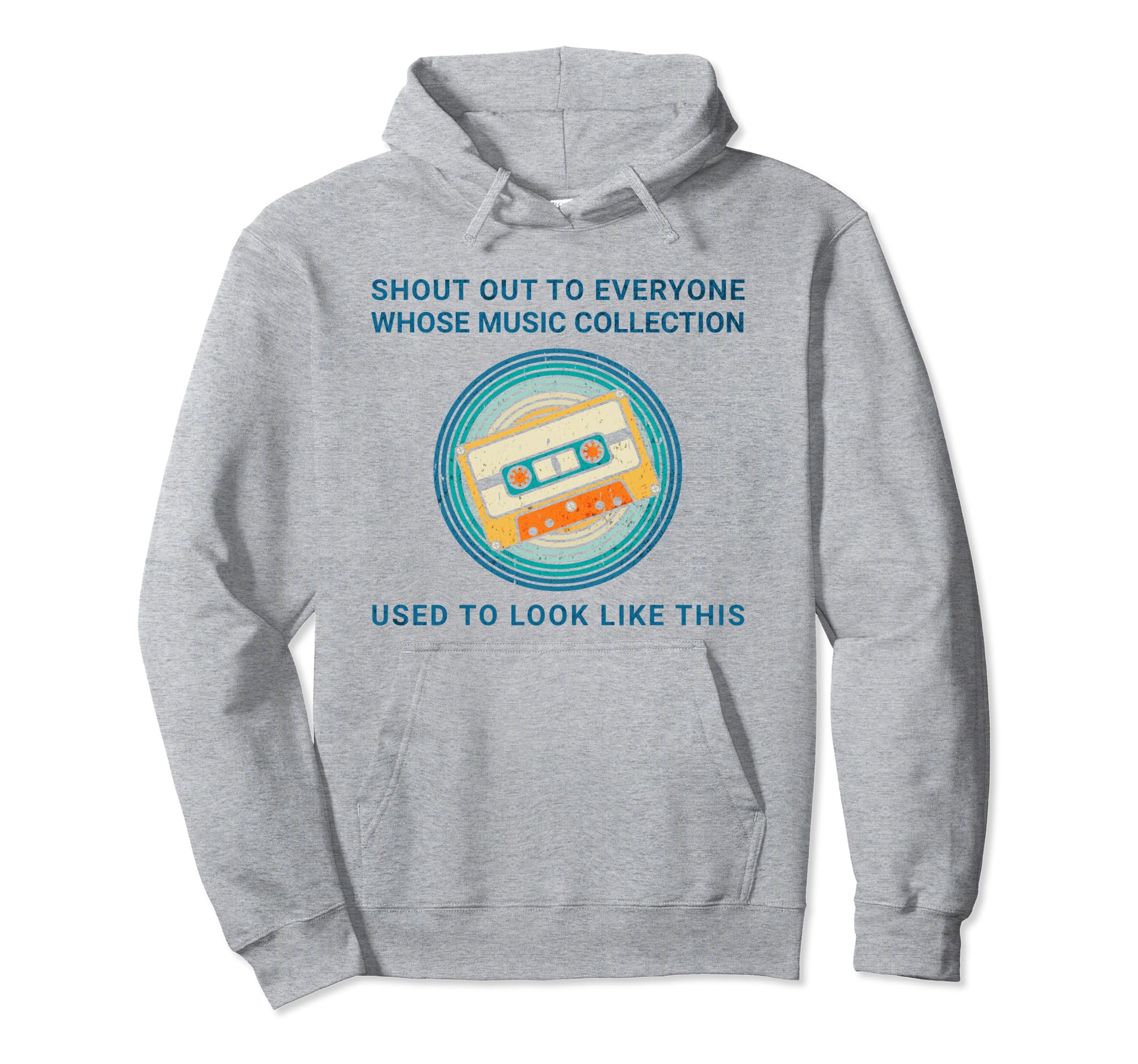 Cassette Tape Collector Music Hoodie - Fun Novelty Design Men Women - T-Shirt, Sweatshirt, Hoodie