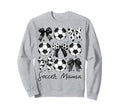 Soccer Mama Coquette Bow Soccer Mom Sweatshirt - Minimalist Print Unisex - T-Shirt, Sweatshirt, Hoodie