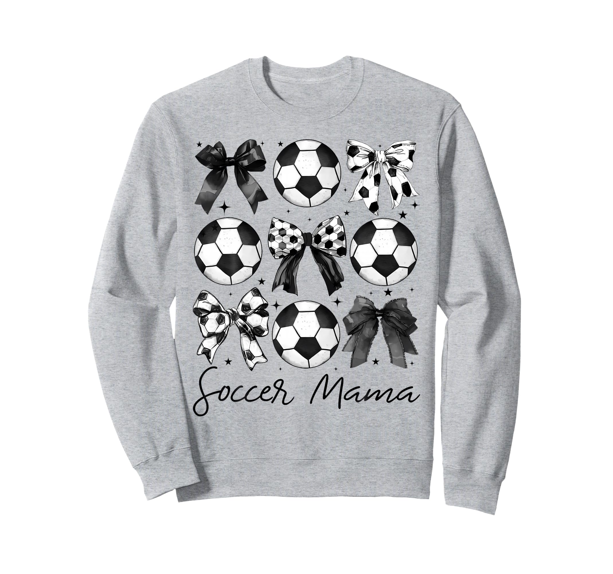 Soccer Mama Coquette Bow Soccer Mom Sweatshirt - Minimalist Print Unisex - T-Shirt, Sweatshirt, Hoodie