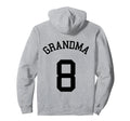 Grandma 8 Football Nan Soccer Team Hoodie - Trendy Graphic Unisex - T-Shirt, Sweatshirt, Hoodie