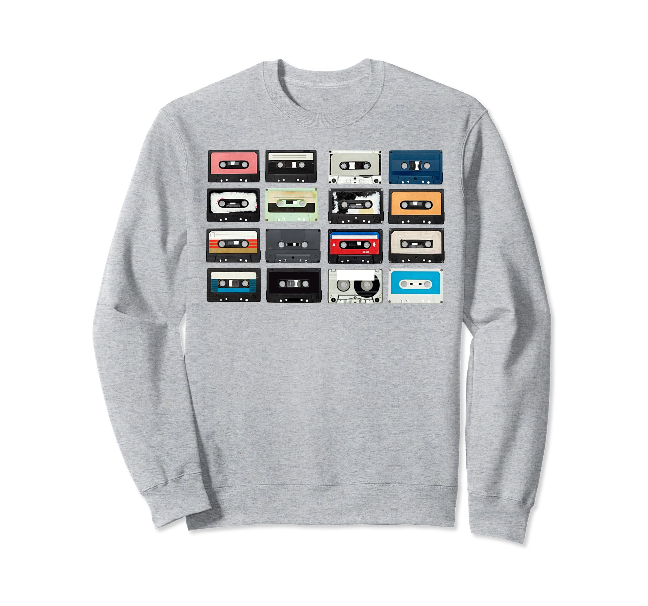 Cassette Tapes Sweatshirt - Casual Everyday Wear for Adults - T-Shirt, Sweatshirt, Hoodie