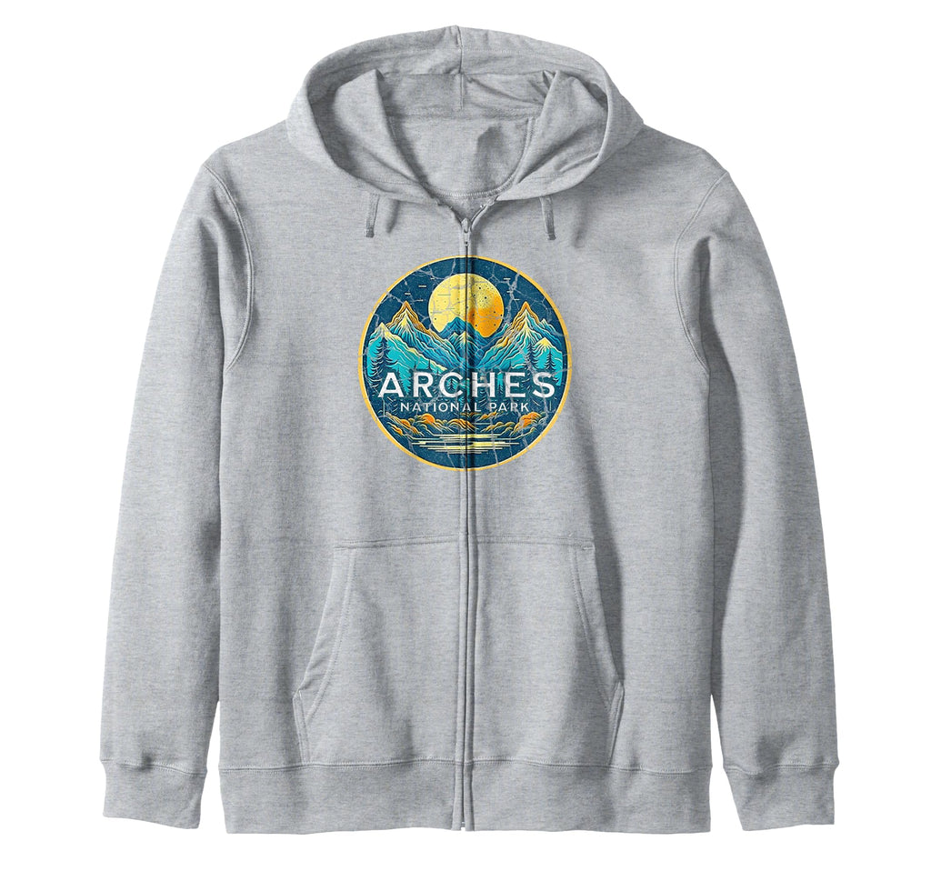 Arches National Park Utah Usa Outdoor Hoodie - Minimalist Print Men Women - T-Shirt, Sweatshirt, Hoodie