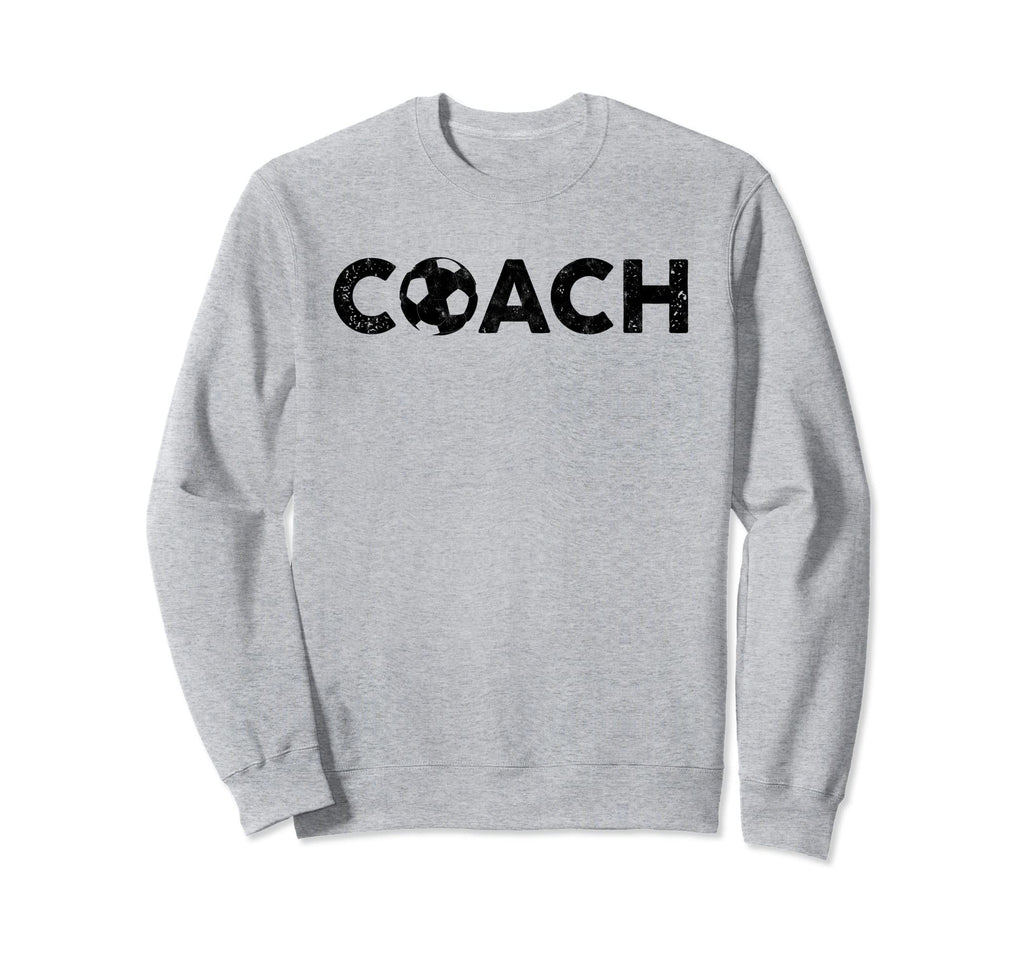 Soccer Coach Trainer Distressed Sweatshirt - Unique Graphic Unisex - T-Shirt, Sweatshirt, Hoodie