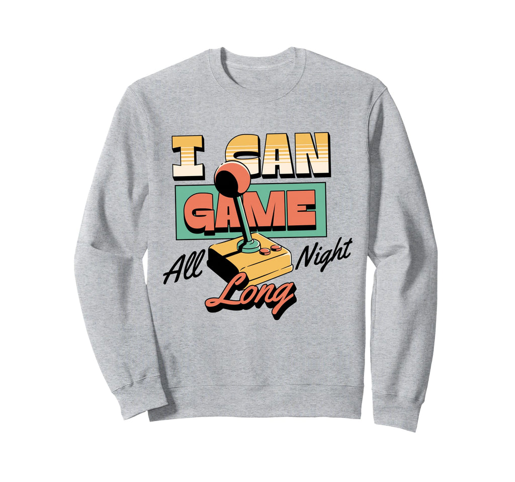 Arcade Joystick I Can Game All Sweatshirt - Minimalist Print for Adults - T-Shirt, Sweatshirt, Hoodie