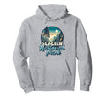 Glacier National Park Trendy Mountains Hoodie - Aesthetic Graphic Unisex - T-Shirt, Sweatshirt, Hoodie