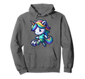 Footballer Unicorn Fans Soccer Team Hoodie - Novelty Apparel Unisex - T-Shirt, Sweatshirt, Hoodie