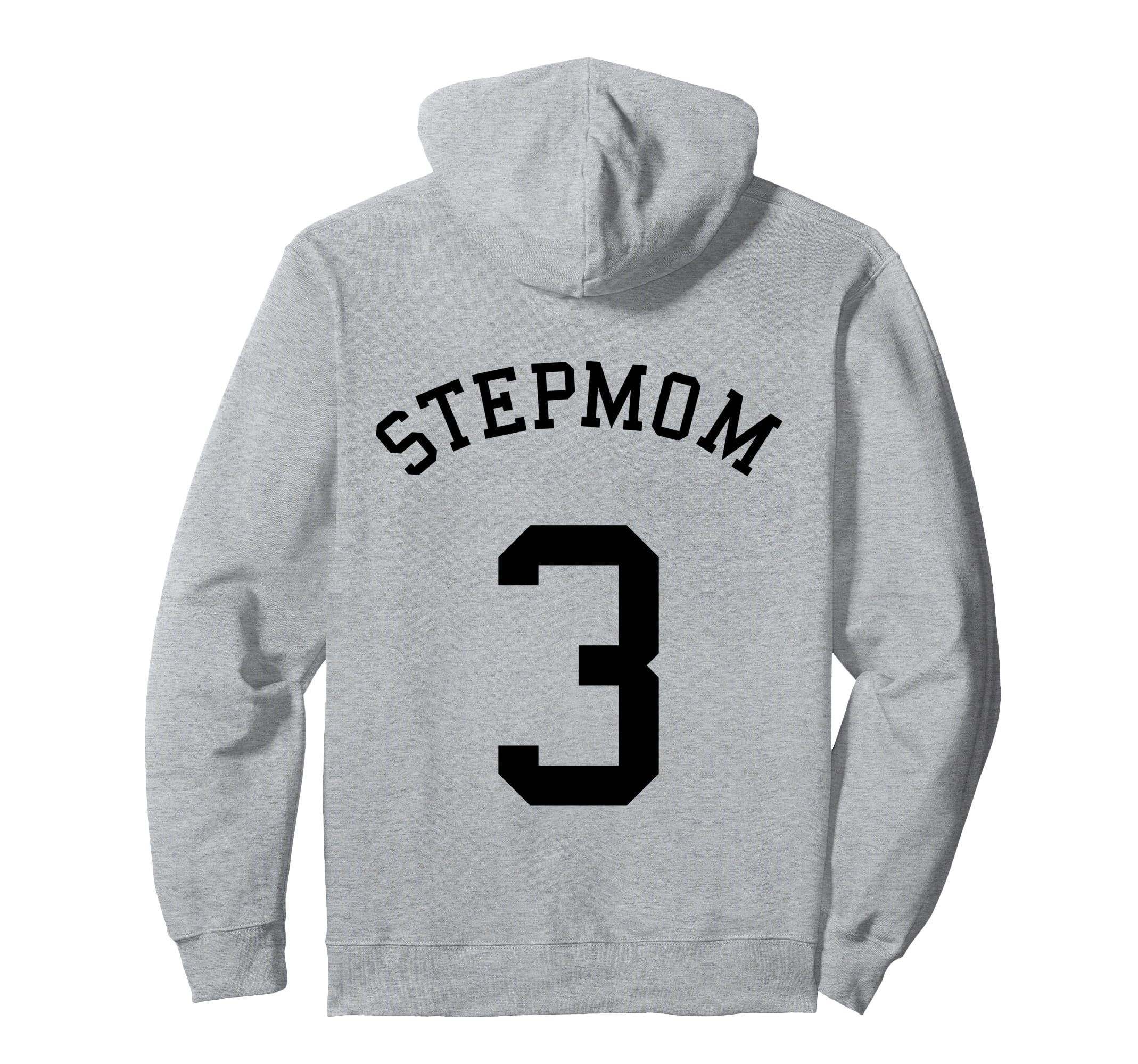 Stepmom Team No 3 Soccer Baseball Hoodie - Aesthetic Graphic Unisex - T-Shirt, Sweatshirt, Hoodie