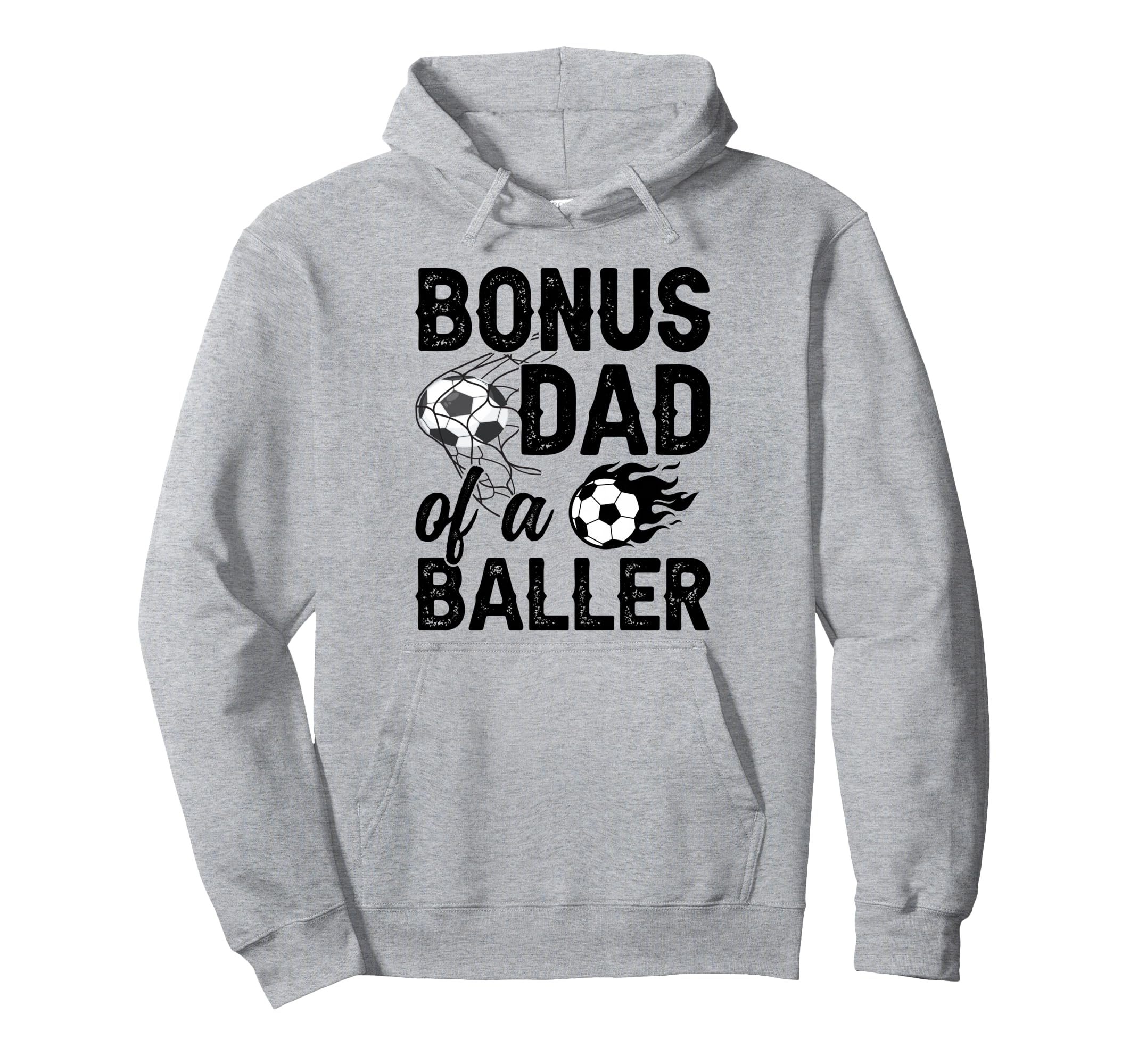 Bonus Dad Baller Soccer Bonus Dad Hoodie - Custom Art Print Men Women - T-Shirt, Sweatshirt, Hoodie