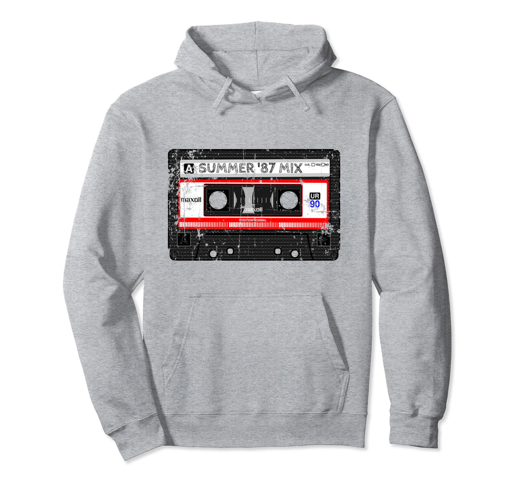 Hip Hop Cassette Dj Mixtape Hoodie - Novelty Apparel for Adults - T-Shirt, Sweatshirt, Hoodie