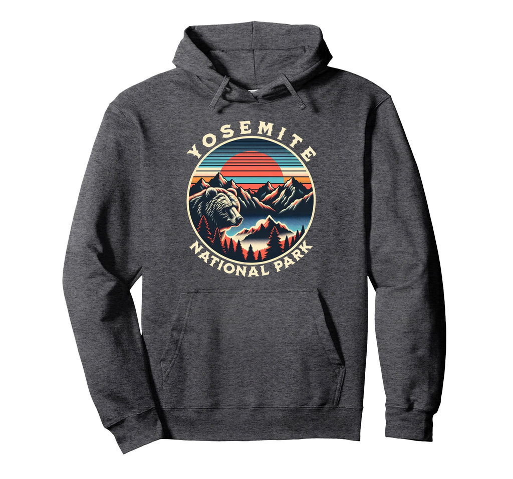Yosemite National Park California Usa Hoodie - Minimalist Print for Adults - T-Shirt, Sweatshirt, Hoodie