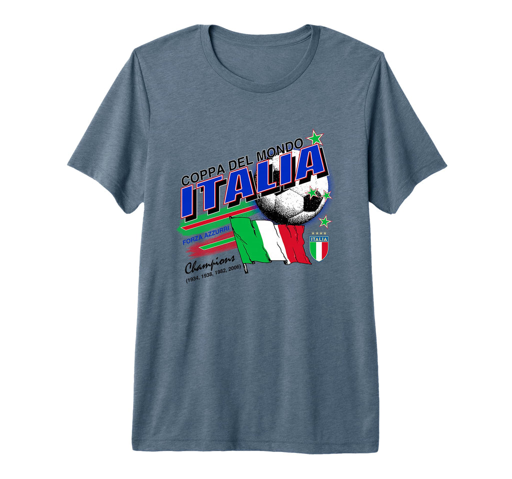 Italy World Cup Football Champions T-Shirt - Fun Novelty Design for Adults - T-Shirt, Sweatshirt, Hoodie