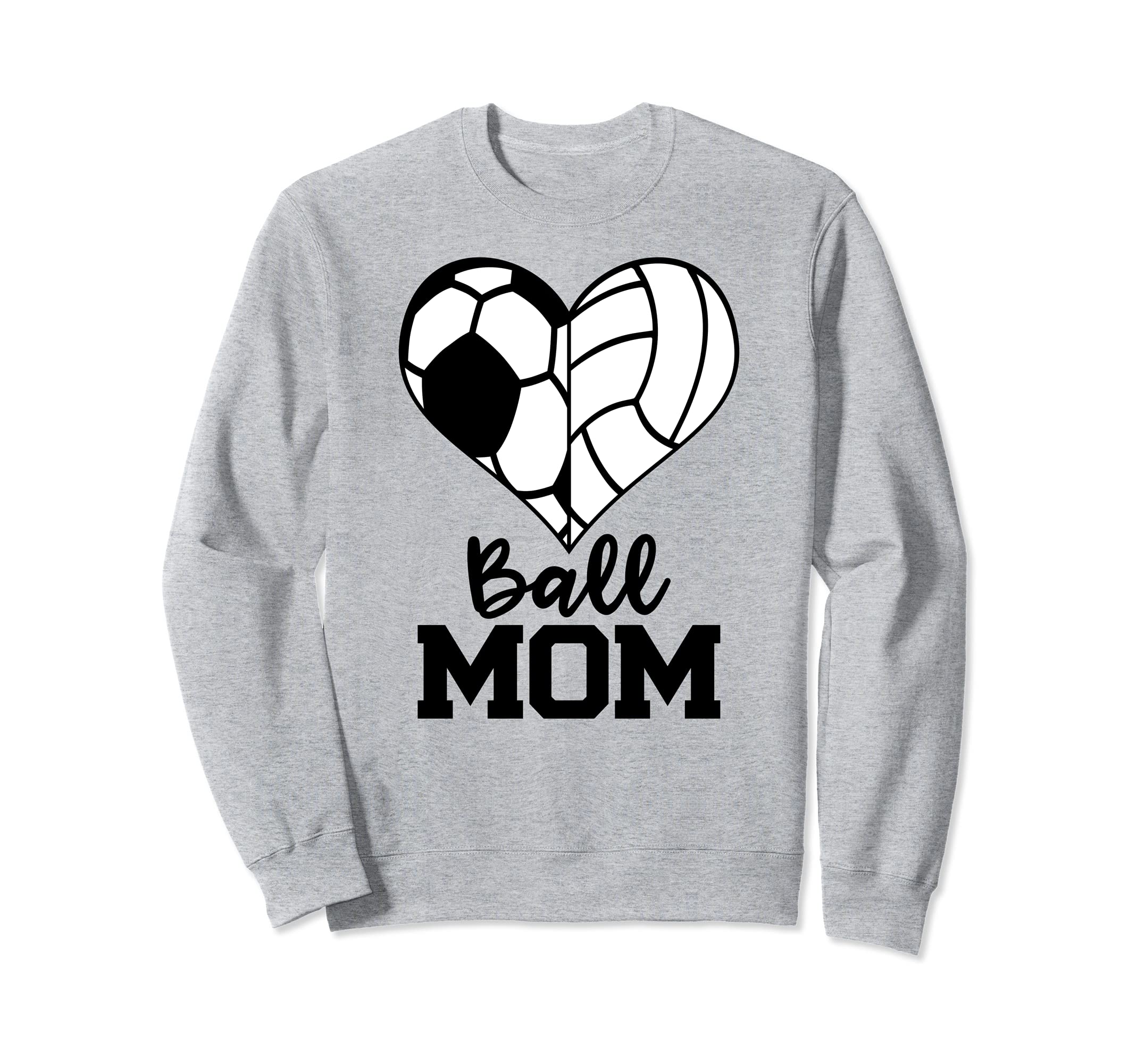 Ball Mom Funny Soccer Volleyball Sweatshirt - Custom Art Print Unisex - T-Shirt, Sweatshirt, Hoodie