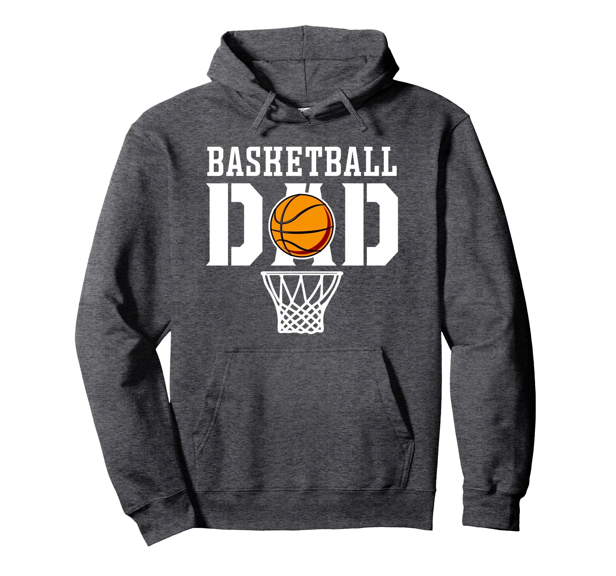 Dad Basketball Basketball Dad Hoodie - Minimalist Print for Adults - T-Shirt, Sweatshirt, Hoodie