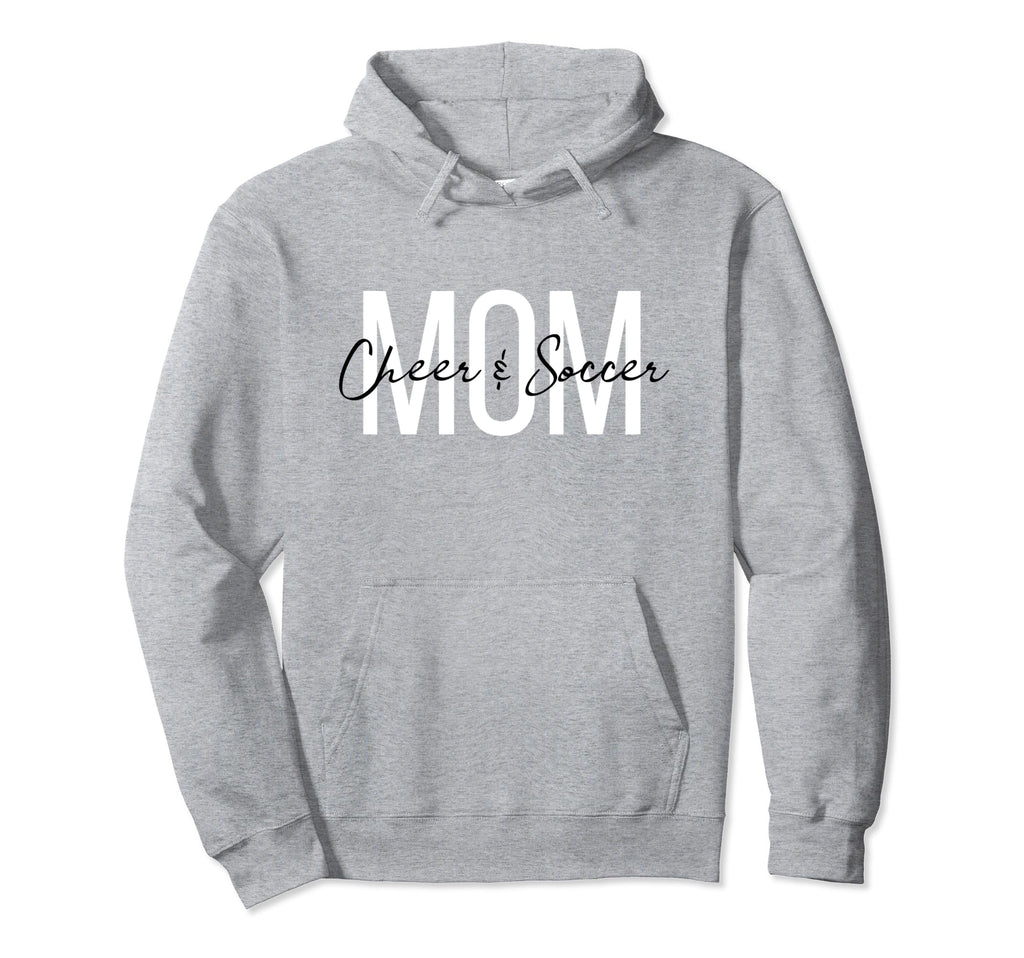 Cheer And Soccer Mom Life Soccer Cheer Hoodie - Unique Graphic for Adults - T-Shirt, Sweatshirt, Hoodie
