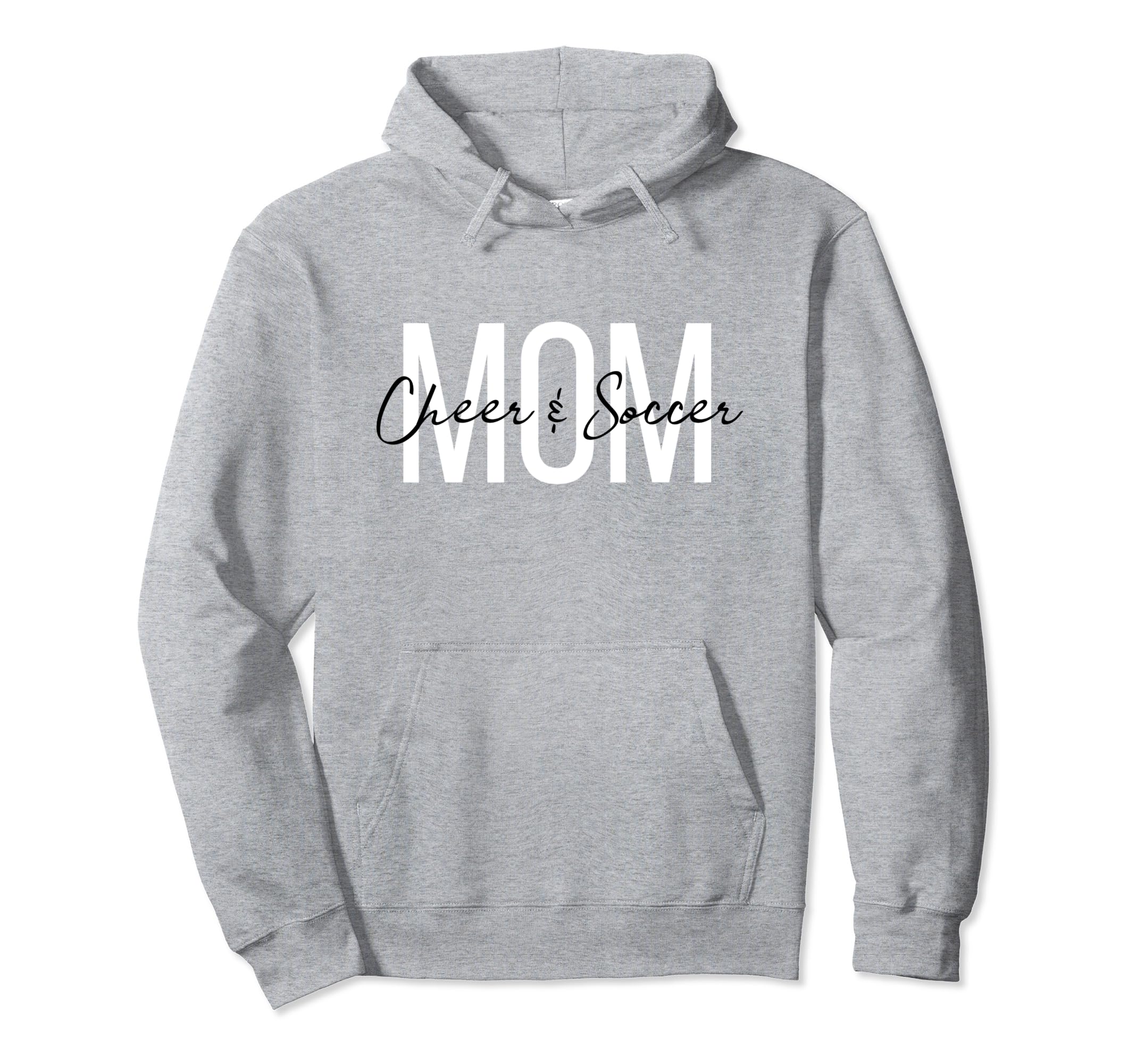 Cheer And Soccer Mom Life Soccer Cheer Hoodie - Unique Graphic for Adults - T-Shirt, Sweatshirt, Hoodie