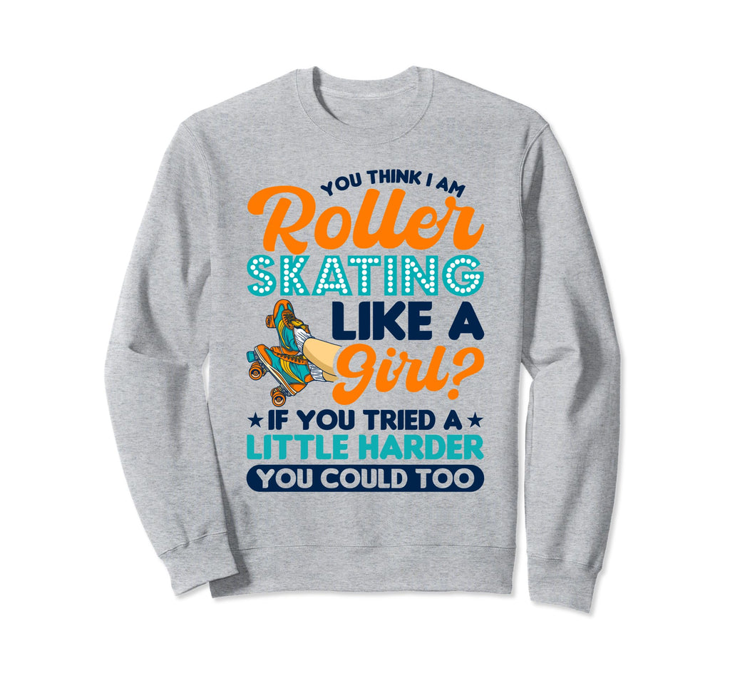 Rollerskate 90S Roller Skating Sweatshirt - Aesthetic Graphic Unisex - T-Shirt, Sweatshirt, Hoodie