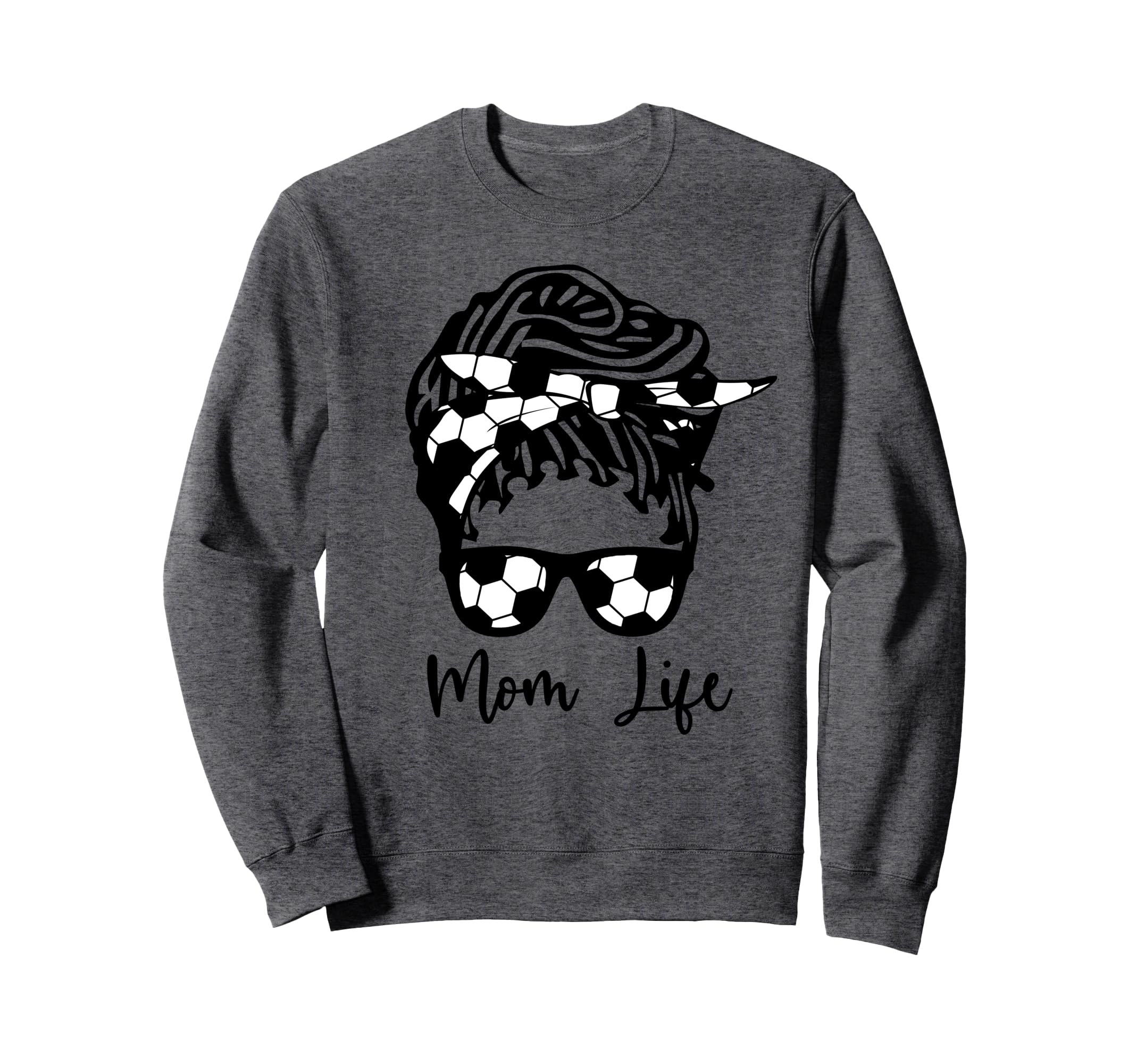 Soccer Mom African American Mom Life Sweatshirt - Trendy Graphic Men Women - T-Shirt, Sweatshirt, Hoodie