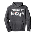 Proud My Funny Baseball Soccer Mom Hoodie - Custom Art Print for Adults - T-Shirt, Sweatshirt, Hoodie