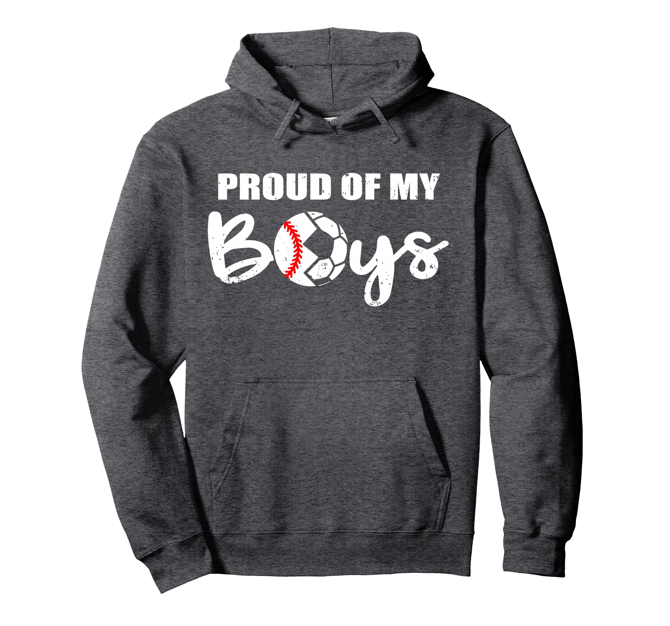 Proud My Funny Baseball Soccer Mom Hoodie - Fun Novelty Design Unisex - T-Shirt, Sweatshirt, Hoodie