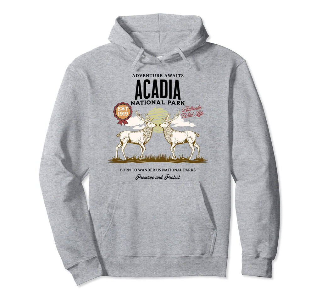 Acadia National Park Hoodie - Trendy Graphic for Adults - T-Shirt, Sweatshirt, Hoodie