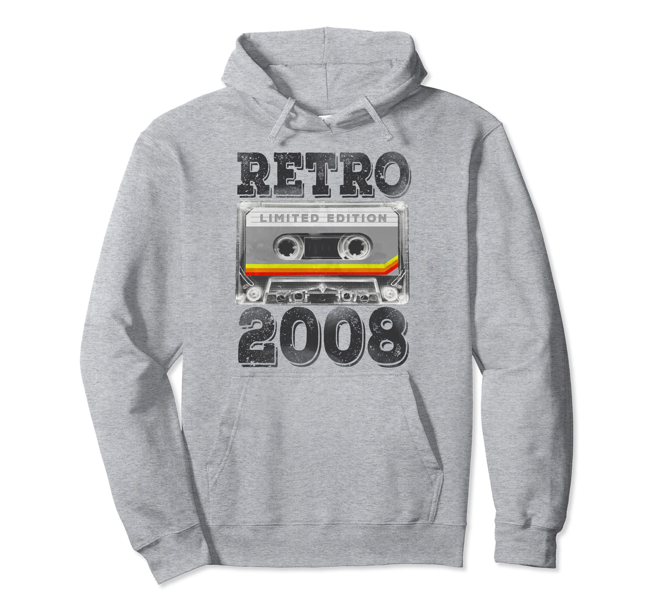 2008 Best 2008 Cassette Tape 14Th Hoodie - Fun Novelty Design Unisex - T-Shirt, Sweatshirt, Hoodie