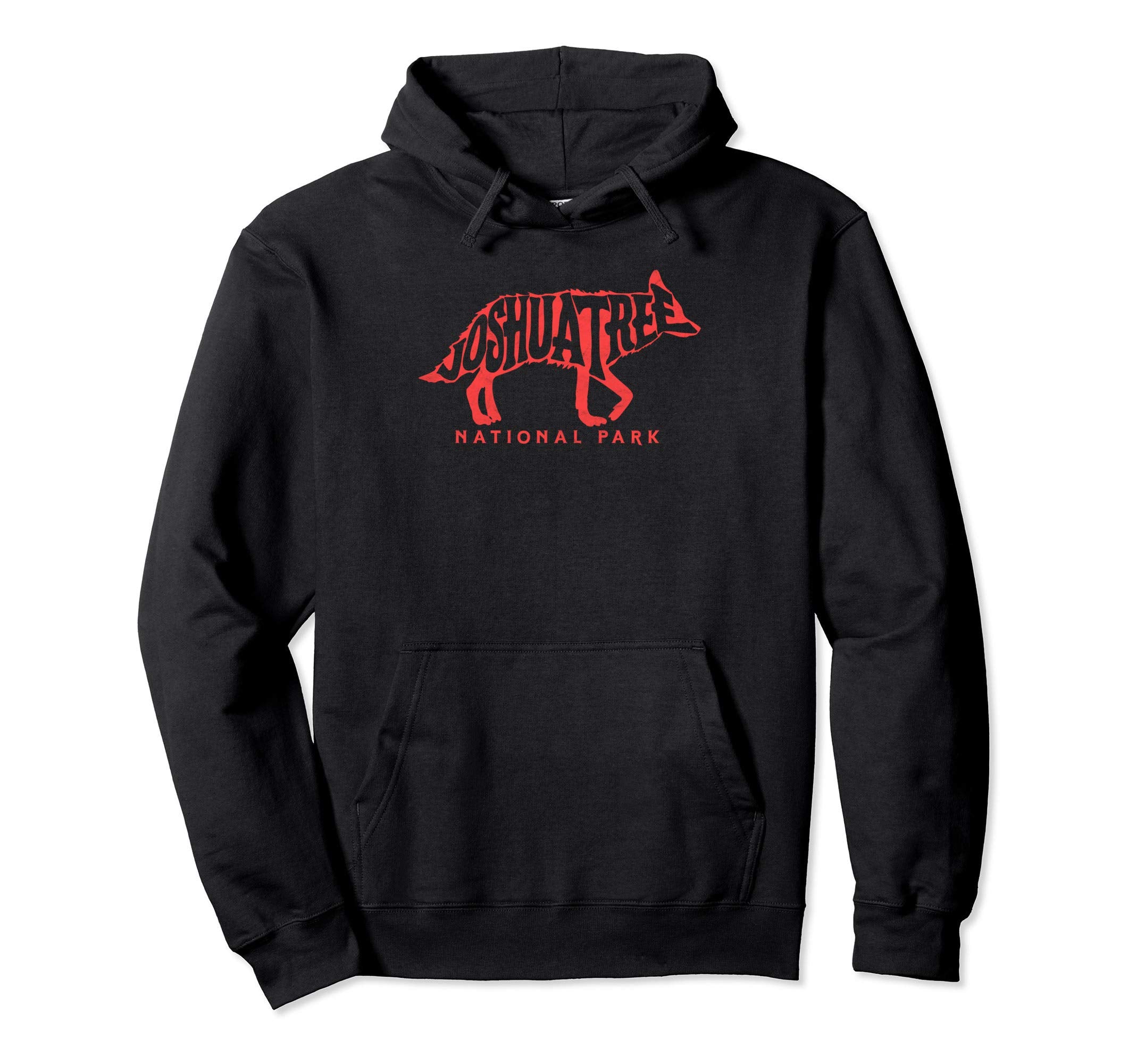 Joshua Tree National Park Red Hoodie - Fun Novelty Design for Adults - T-Shirt, Sweatshirt, Hoodie