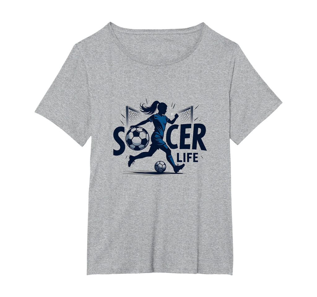 Soccer Is Life Womens Passion T-Shirt - Minimalist Print for Adults - T-Shirt, Sweatshirt, Hoodie