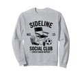 Sideline Social Club Soccer Mom Game Day Sweatshirt - Graphic Print Unisex - T-Shirt, Sweatshirt, Hoodie