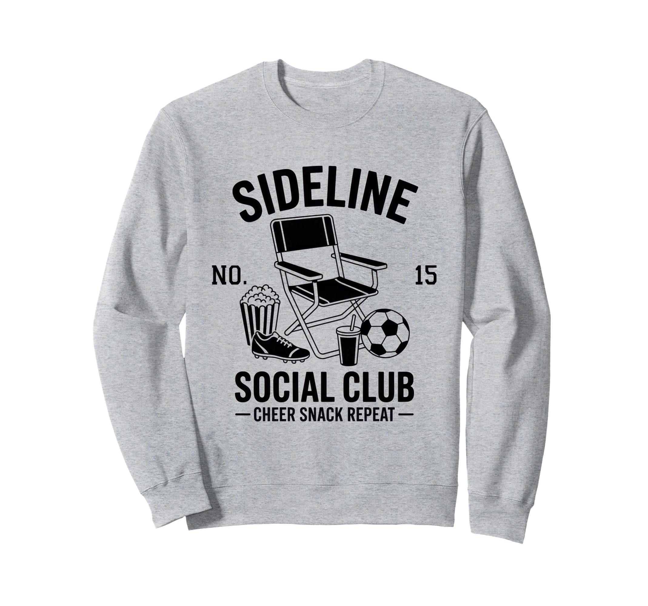Sideline Social Club Soccer Mom Sweatshirt - Novelty Apparel Men Women - T-Shirt, Sweatshirt, Hoodie