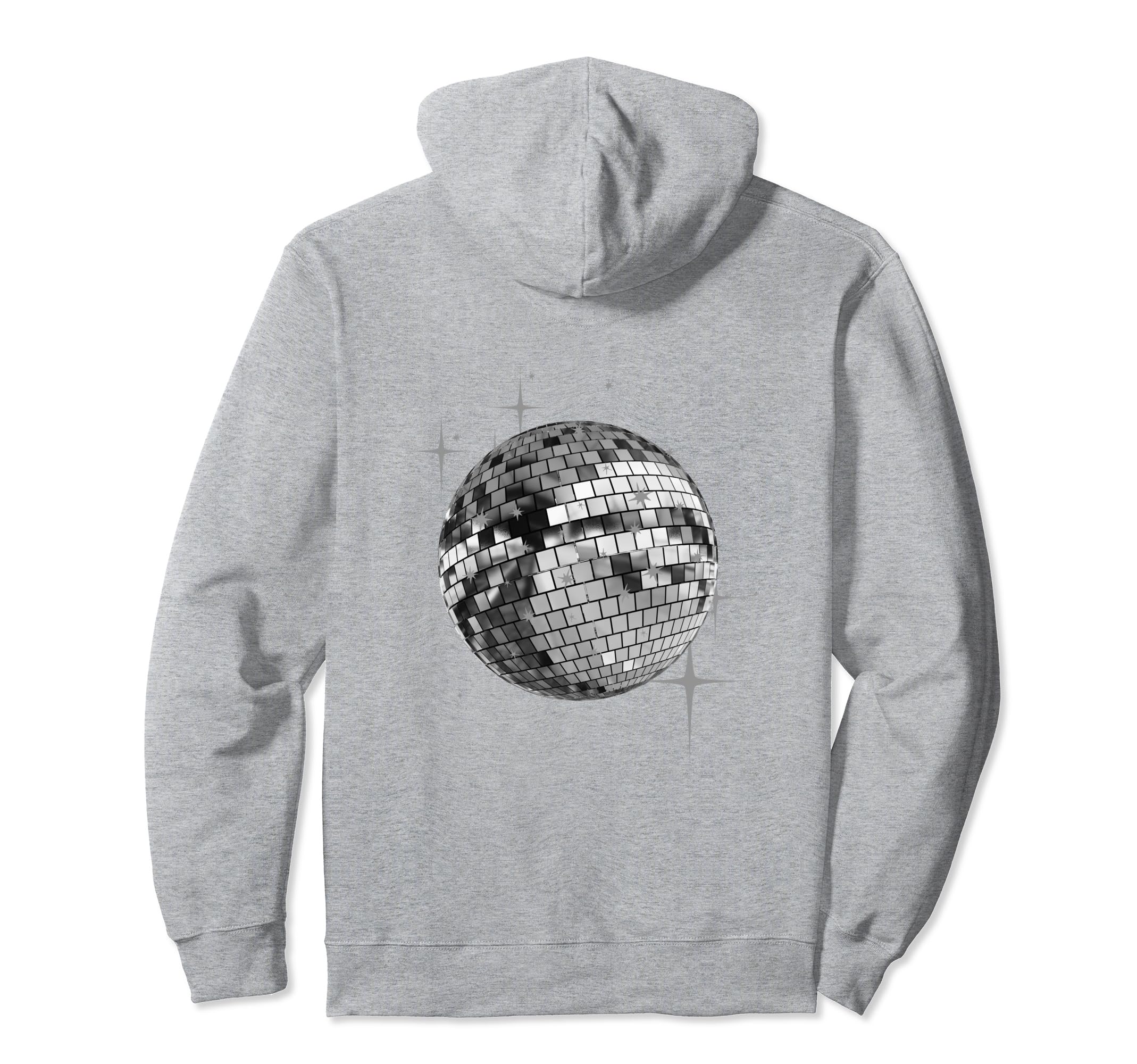 Discoball Casual Subdued Fit Hoodie - Minimalist Print for Adults - T-Shirt, Sweatshirt, Hoodie