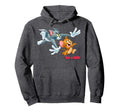 Tom And Jerry Chase Portrait Hoodie - Casual Everyday Wear Unisex - T-Shirt, Sweatshirt, Hoodie
