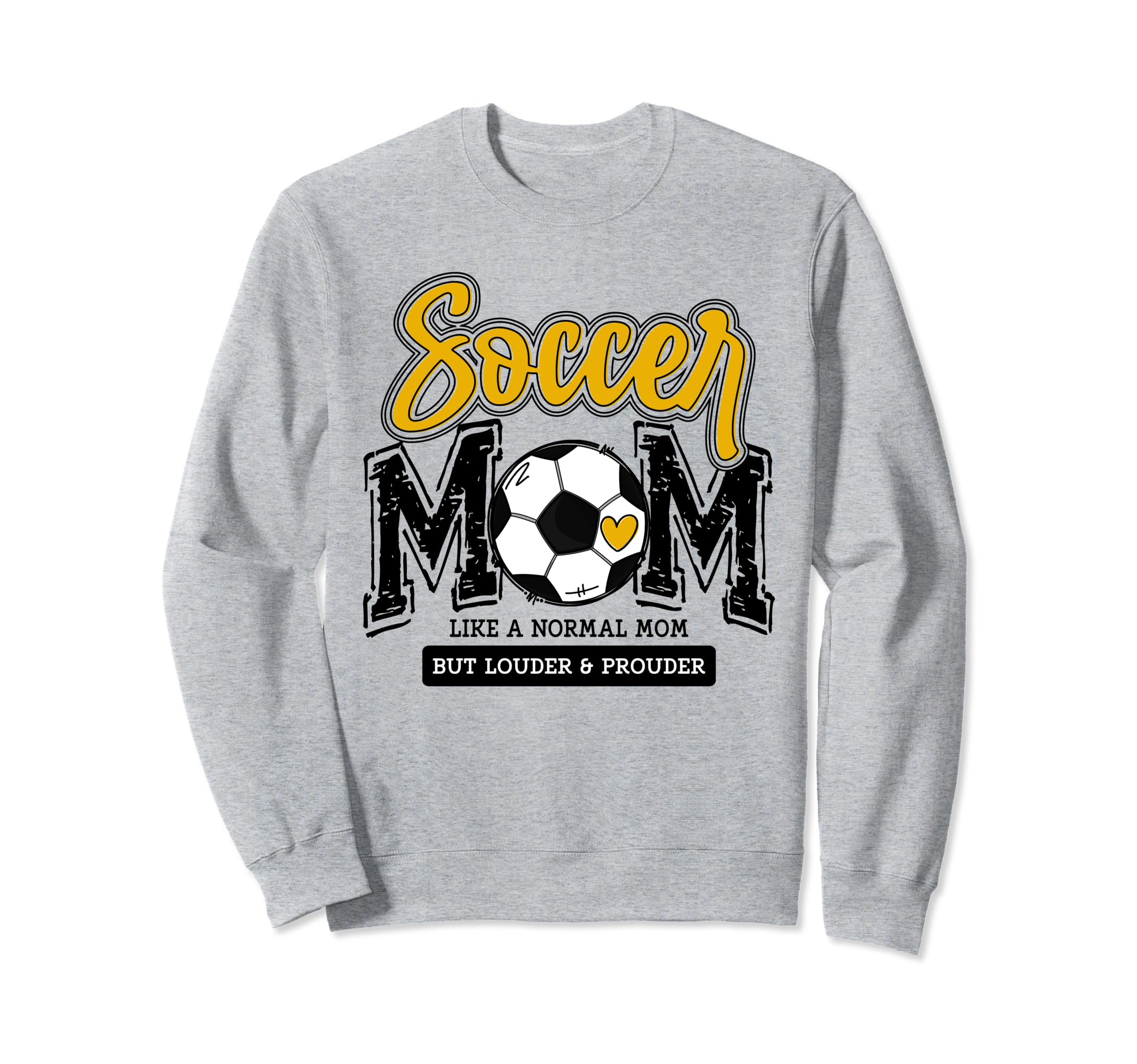 Soccer Mom Yellow Soccer Player Sweatshirt - Minimalist Print Men Women - T-Shirt, Sweatshirt, Hoodie