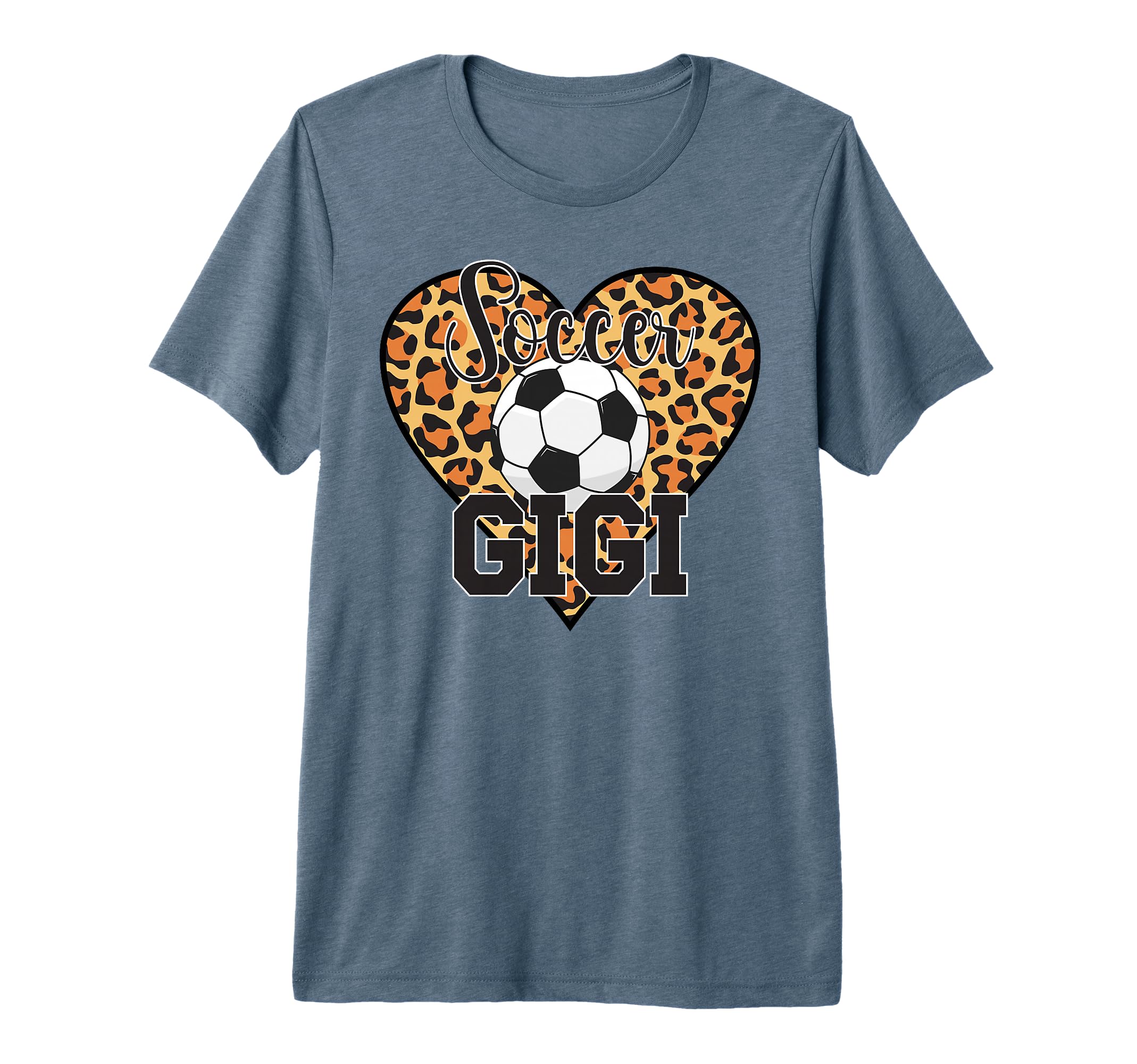 Soccer Gigi Heart Grandma Gigi T-Shirt - Aesthetic Graphic Men Women - T-Shirt, Sweatshirt, Hoodie