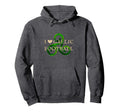 Gaelic Football Heart Celtic Irish Hoodie - Custom Art Print for Adults - T-Shirt, Sweatshirt, Hoodie