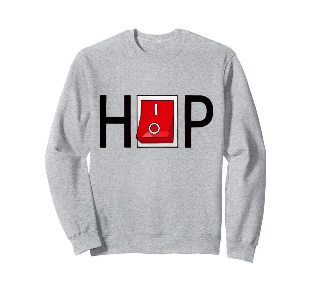 Raised Old School Hip Hop Off Sweatshirt - Unique Graphic for Adults - T-Shirt, Sweatshirt, Hoodie