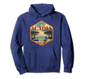Acadia National Park Hexagonal Hoodie - Trendy Graphic Men Women - T-Shirt, Sweatshirt, Hoodie