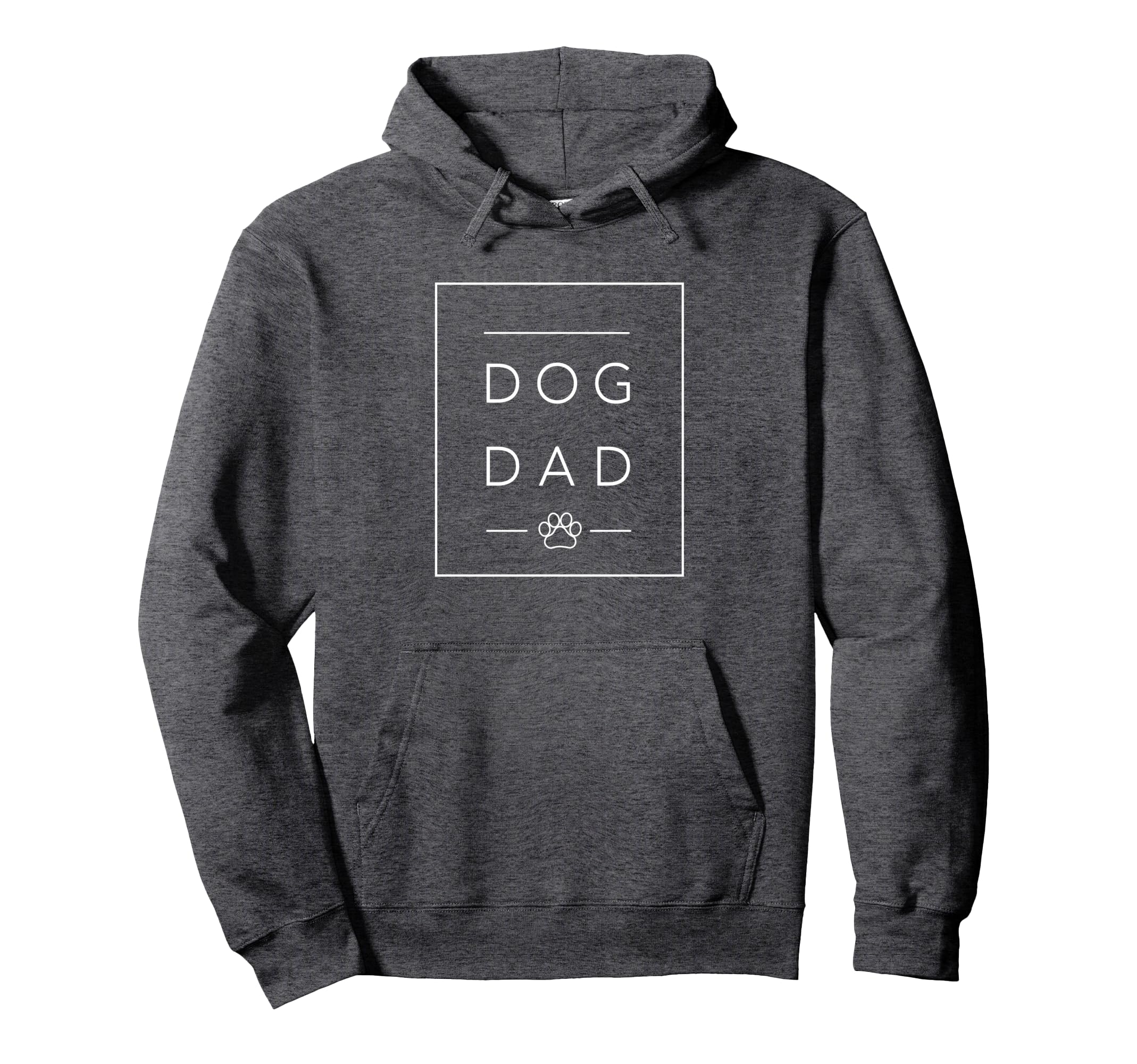 Proud Dog Dad Gift Dog Dad Paw Hoodie - Graphic Print Unisex - T-Shirt, Sweatshirt, Hoodie