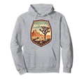 Joshua Tree 94 National Park Badge Hoodie - Minimalist Print Unisex - T-Shirt, Sweatshirt, Hoodie