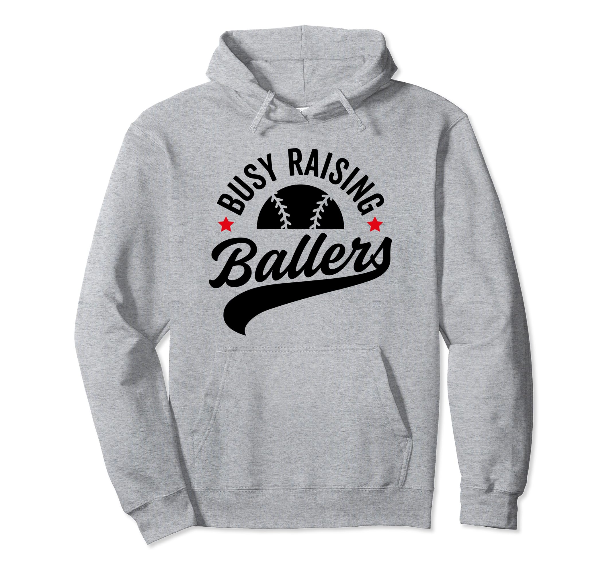 Busy Raising Ballers Baseball Cheer Mom Hoodie - Novelty Apparel Men Women - T-Shirt, Sweatshirt, Hoodie