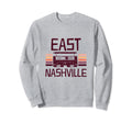 East Nashville Tennessee Cassette Sweatshirt - Aesthetic Graphic Unisex - T-Shirt, Sweatshirt, Hoodie