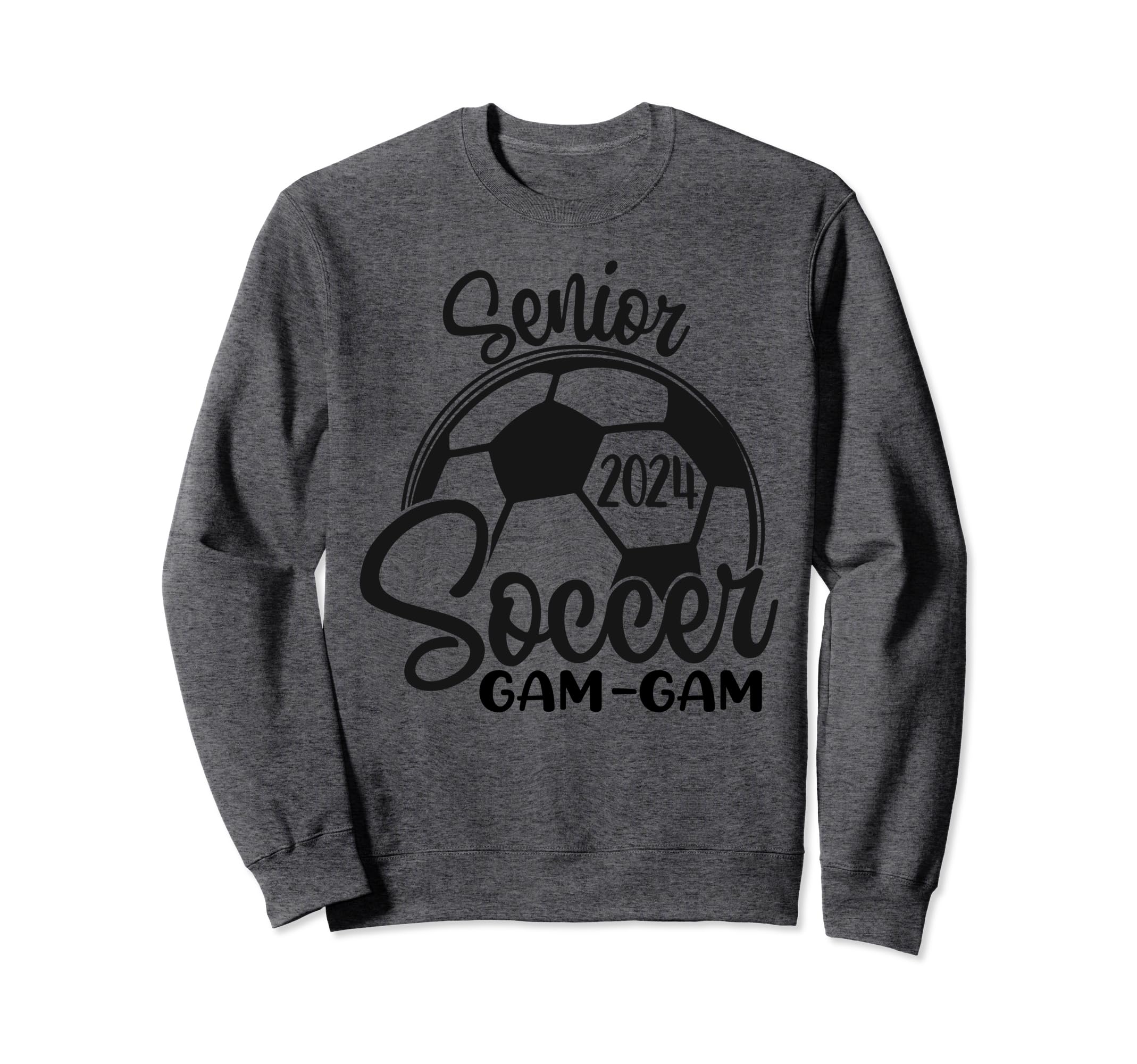 Senior Soccer Gam Gam 2024 Class 2024 Sweatshirt - Unique Graphic Unisex - T-Shirt, Sweatshirt, Hoodie