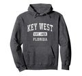 Key West Florida Fl Established Sports Hoodie - Graphic Print Men Women - T-Shirt, Sweatshirt, Hoodie