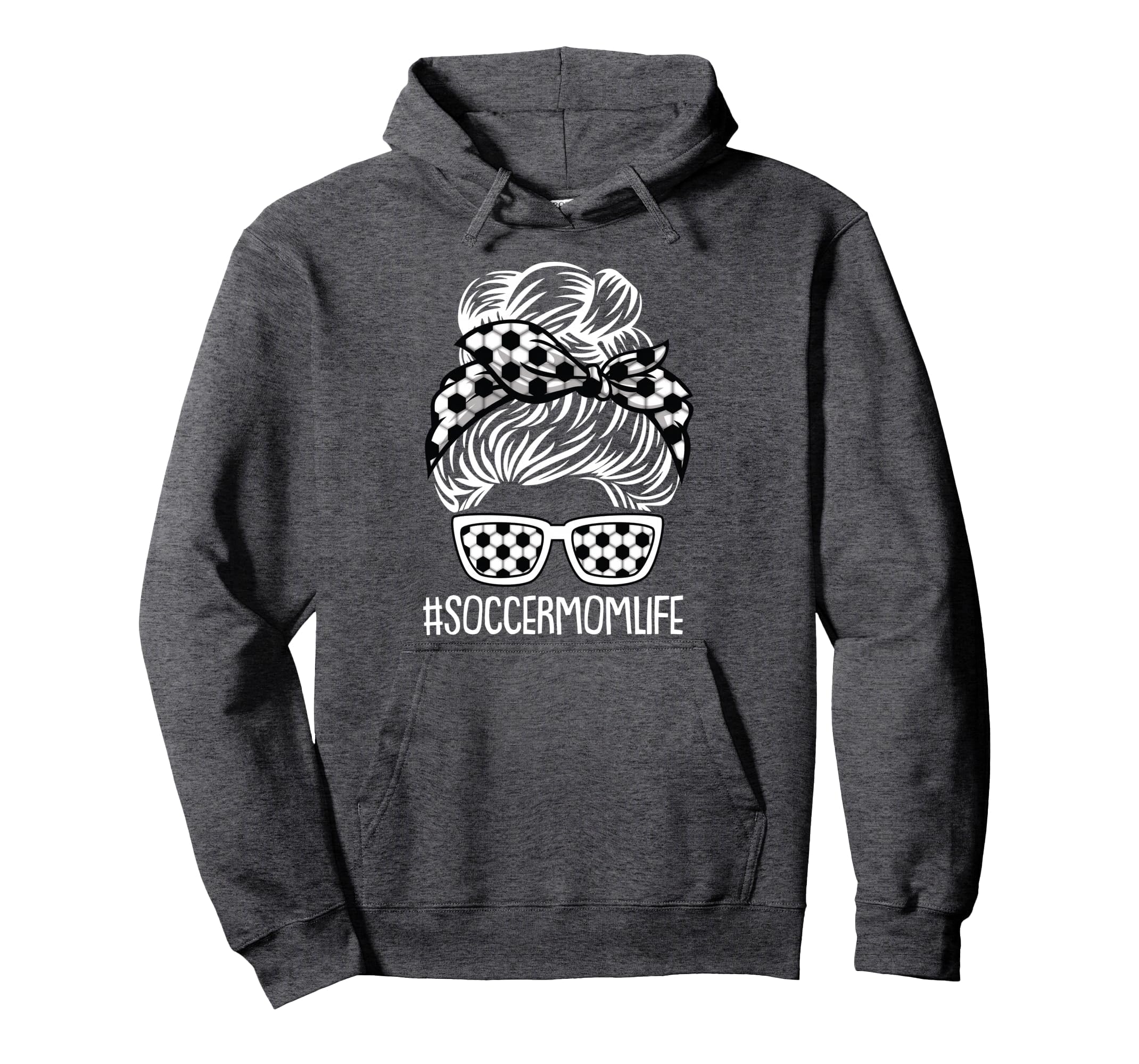 Soccer Mom Life Mothers Day Sport Lover Hoodie - Trendy Graphic Unisex - T-Shirt, Sweatshirt, Hoodie