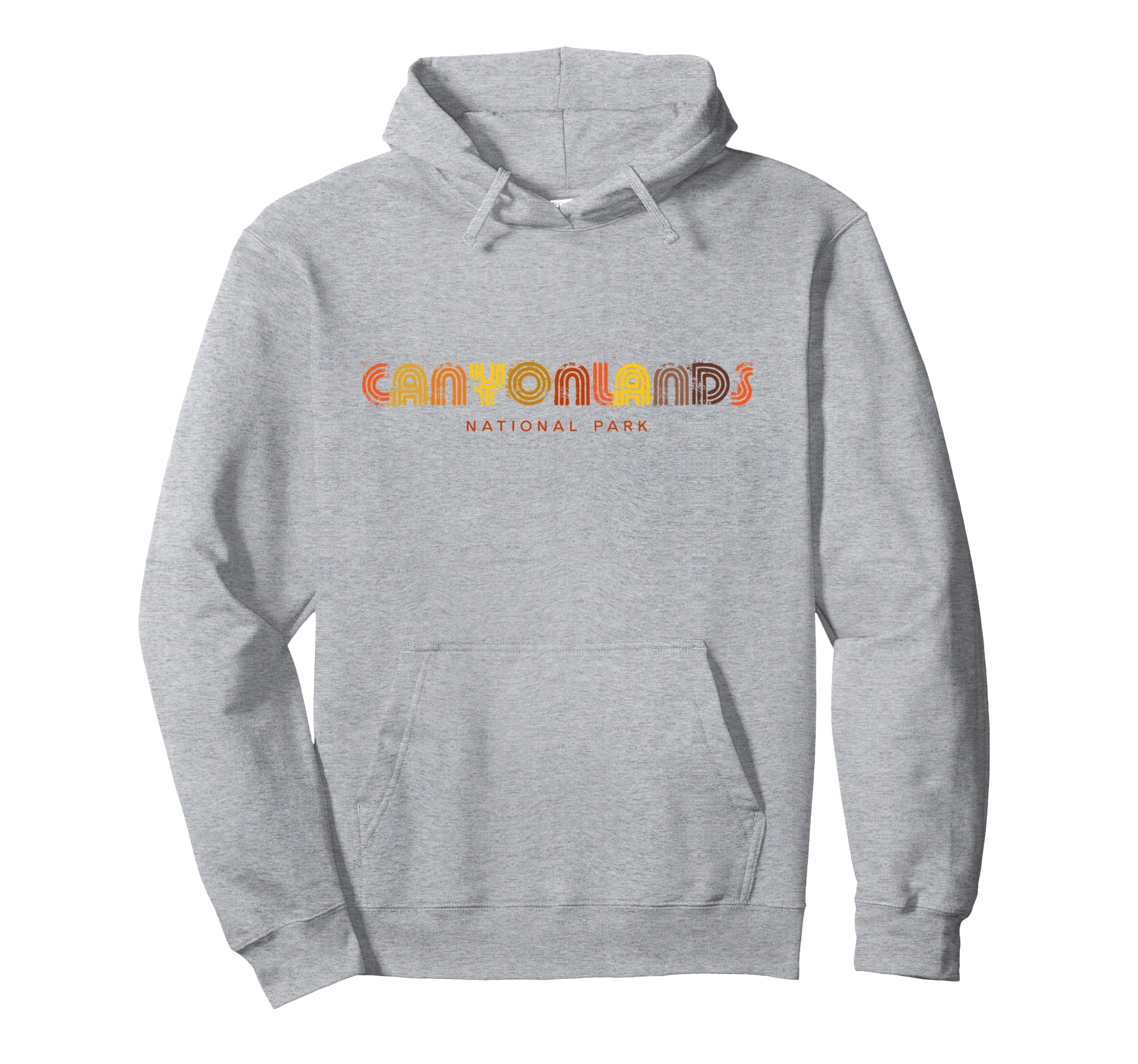 Canyonlands National Park 70S 80S Type Hoodie - Novelty Apparel for Adults - T-Shirt, Sweatshirt, Hoodie