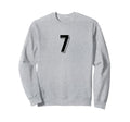 Number 7 80S 90S Soccer Team Jersey Sweatshirt - Custom Art Print Unisex - T-Shirt, Sweatshirt, Hoodie