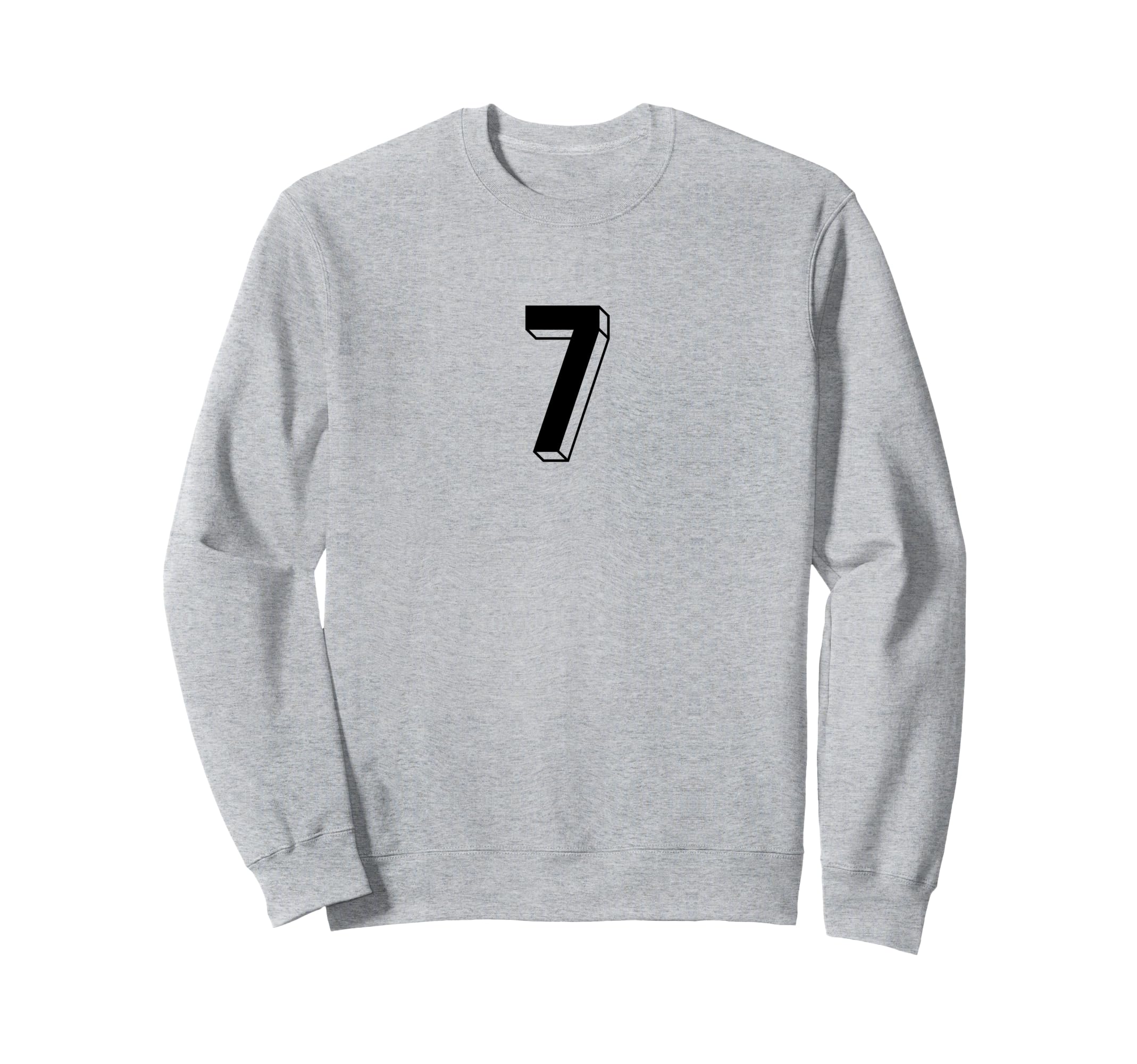 Number 7 80S 90S Soccer Team Jersey Sweatshirt - Custom Art Print Unisex - T-Shirt, Sweatshirt, Hoodie