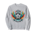 Soccer Papa Family Matching Dad Sweatshirt - Aesthetic Graphic Men Women - T-Shirt, Sweatshirt, Hoodie